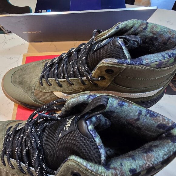 Vans UltraRange Exo Hi MTE-1 Mens 10 Camo Dark Olive VN0A5KS5DOL RARE NEW - Picture 2 of 13